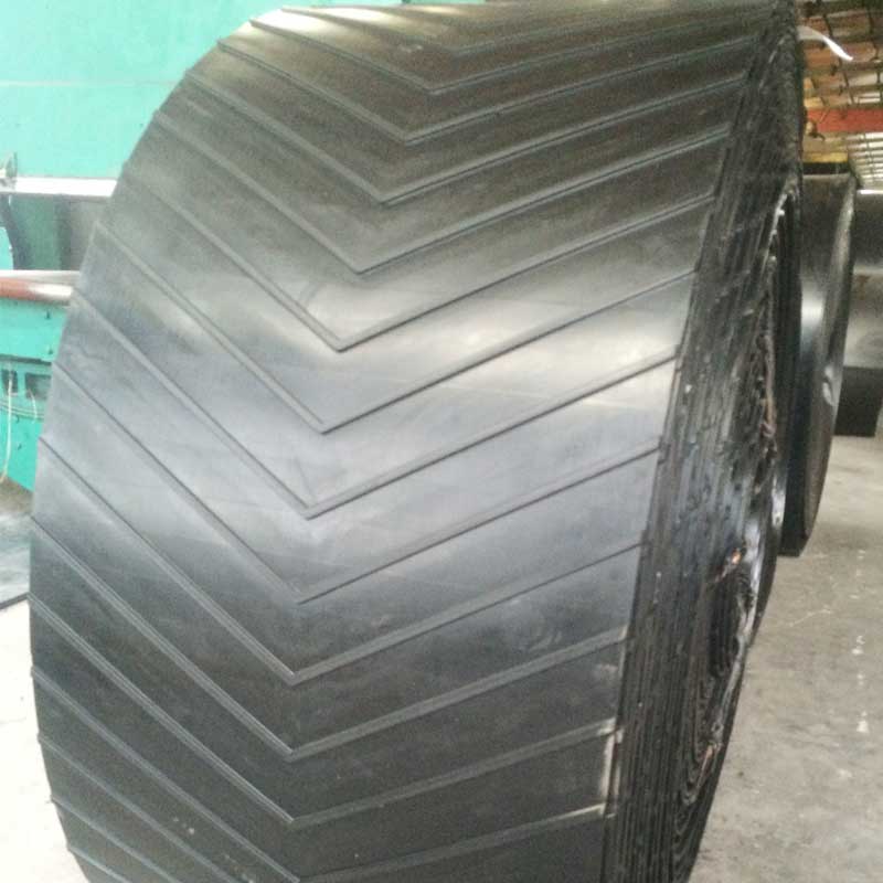 Chevron Rubber Conveyor Belt